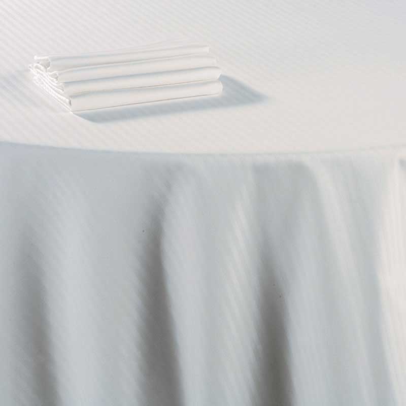 Nappe coton blanc 150 x 150 cm