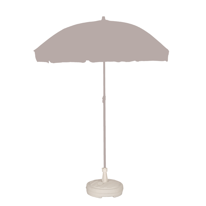 Socle de parasol plastique blanc Ø 43 cm