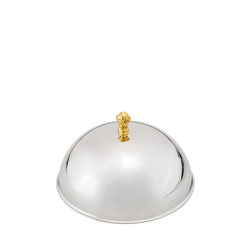 Location Cloche assiette inox H 11 cm Ø 23,5 cm - Options