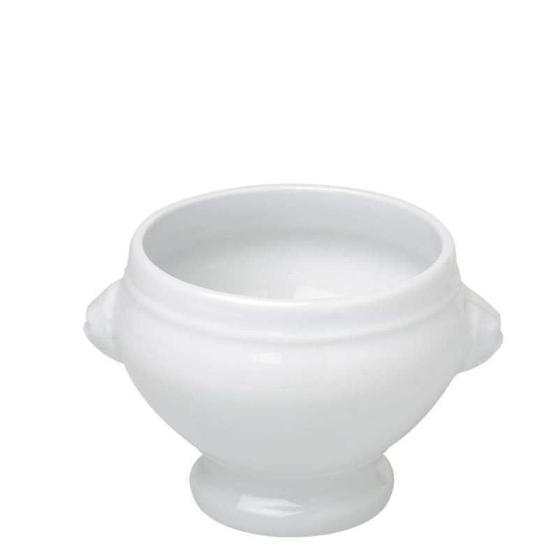 Bol En Porcelaine Geneviève Lethu 61cl - Collection Ombres Bucoliques - Design Blanc Et Noir Élégant