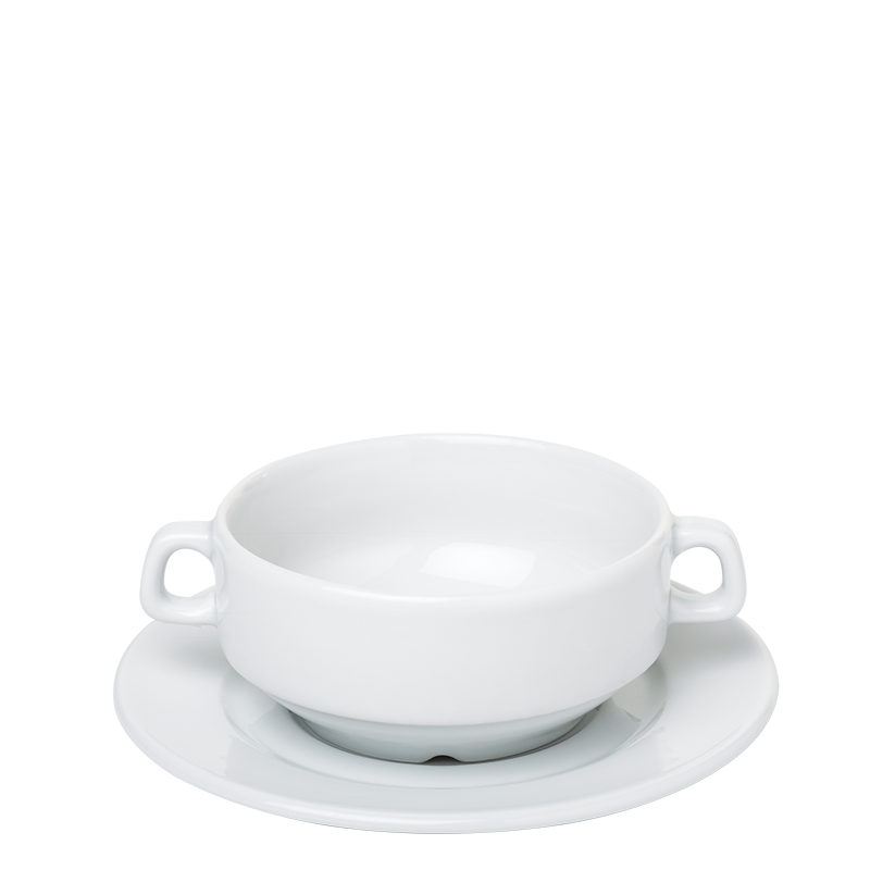 Location Tasse et soustasse à consommé Ø int 11 cm H 6,5 cm 26 cl