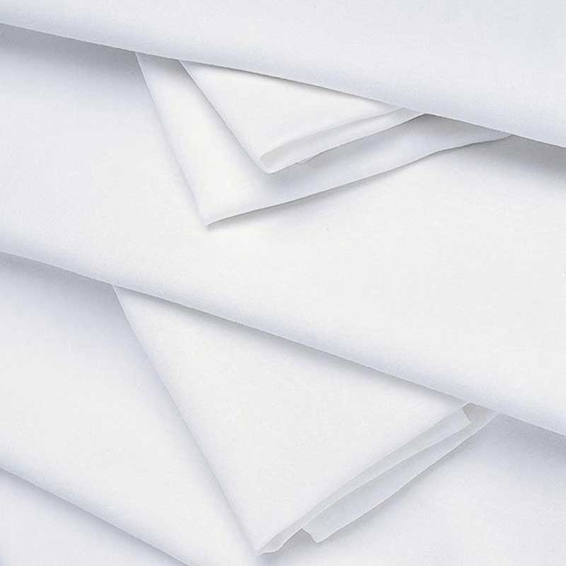 Nappe lin blanc 240 x 240 cm