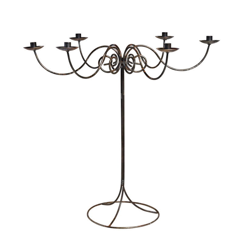 Chandelier fer forgé Ø 84 cm H 75 cm