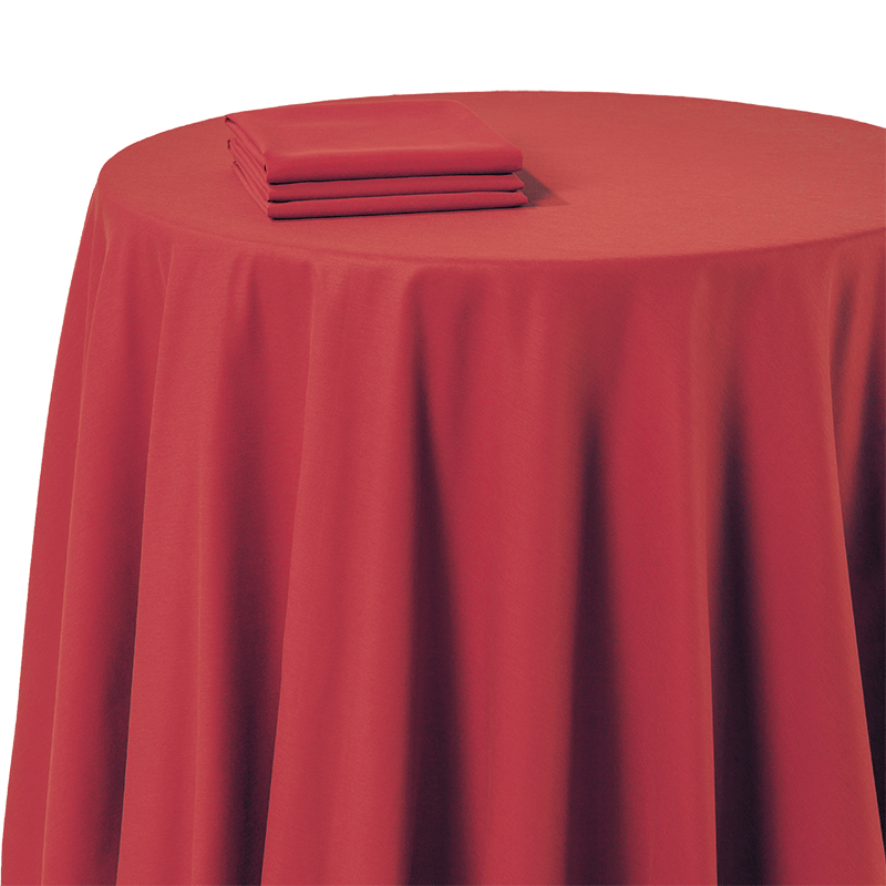 Nappe chintz rouge 270 x 800 cm ignifugée M1