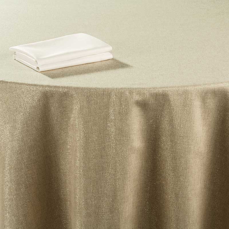 Nappe Dubaï doré 300 x 300 cm