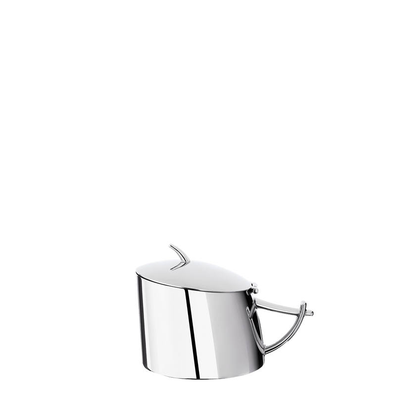 Sucrier Inox Bistrot EQUINOX - Design Rétro - 14x14.5x14 Cm - 1 Pièce