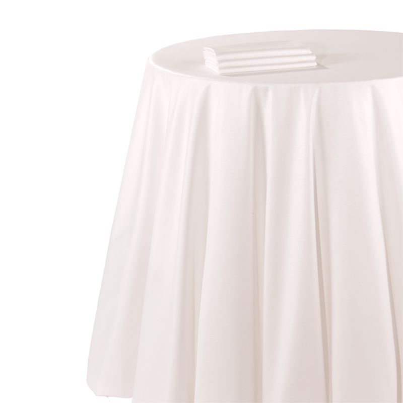Serviette de table chintz blanc 60 x 60 cm ignifugée M1