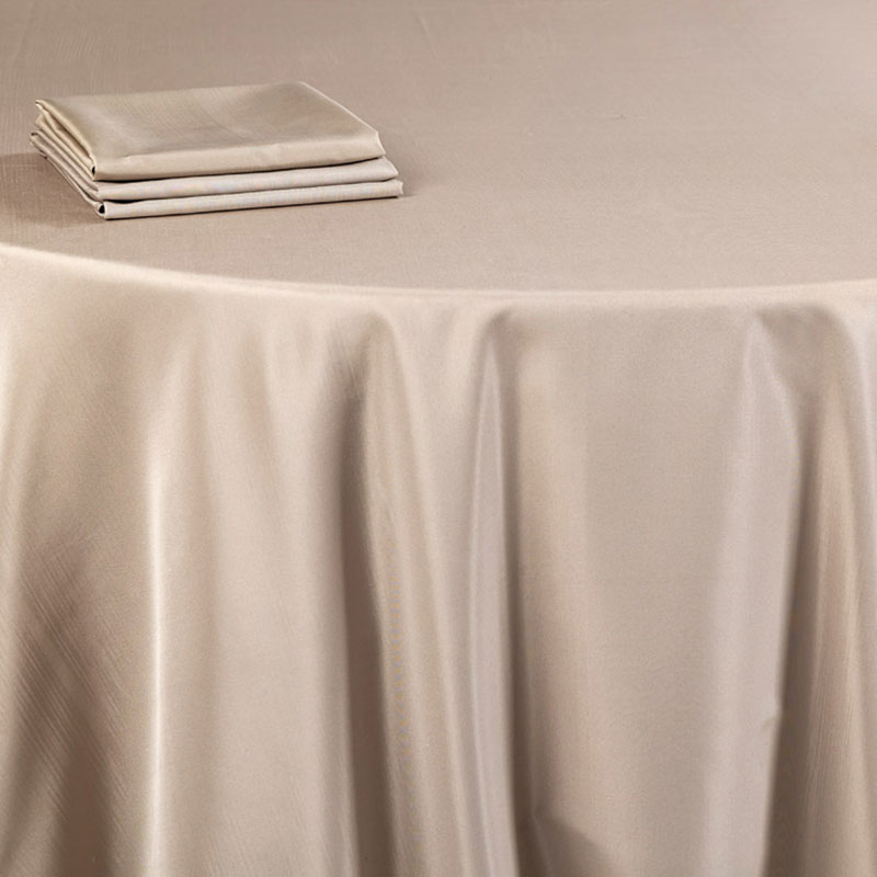 Nappe Toscane taupe 210 x 210 cm