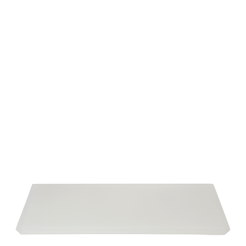 Plateau résine blanc 30 x 40 cm