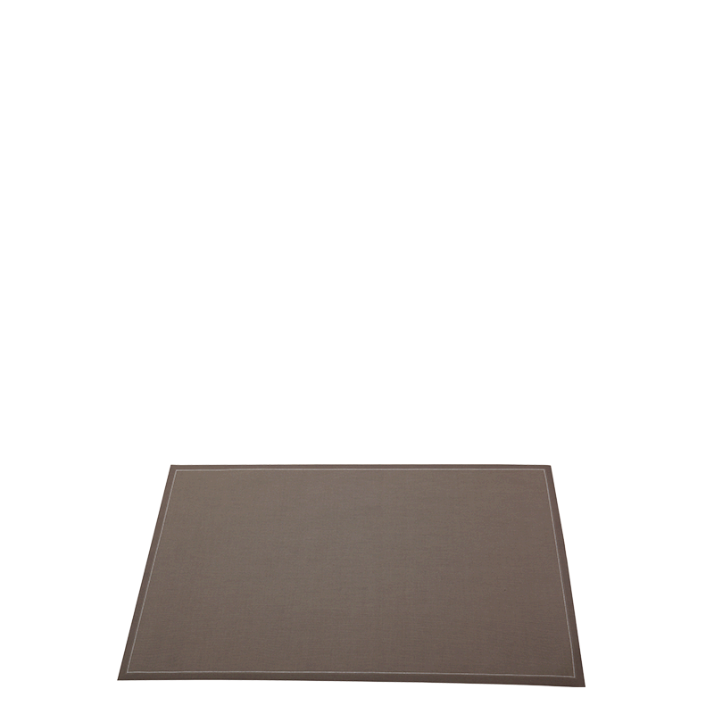 Set de table tissu chocolat 48 x 32 cm (par 30)