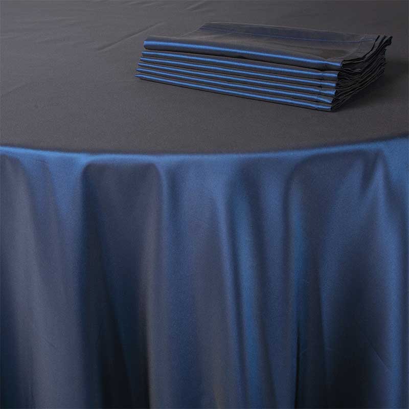 Chemin de table Toscane bleu nuit 50 x 270 cm