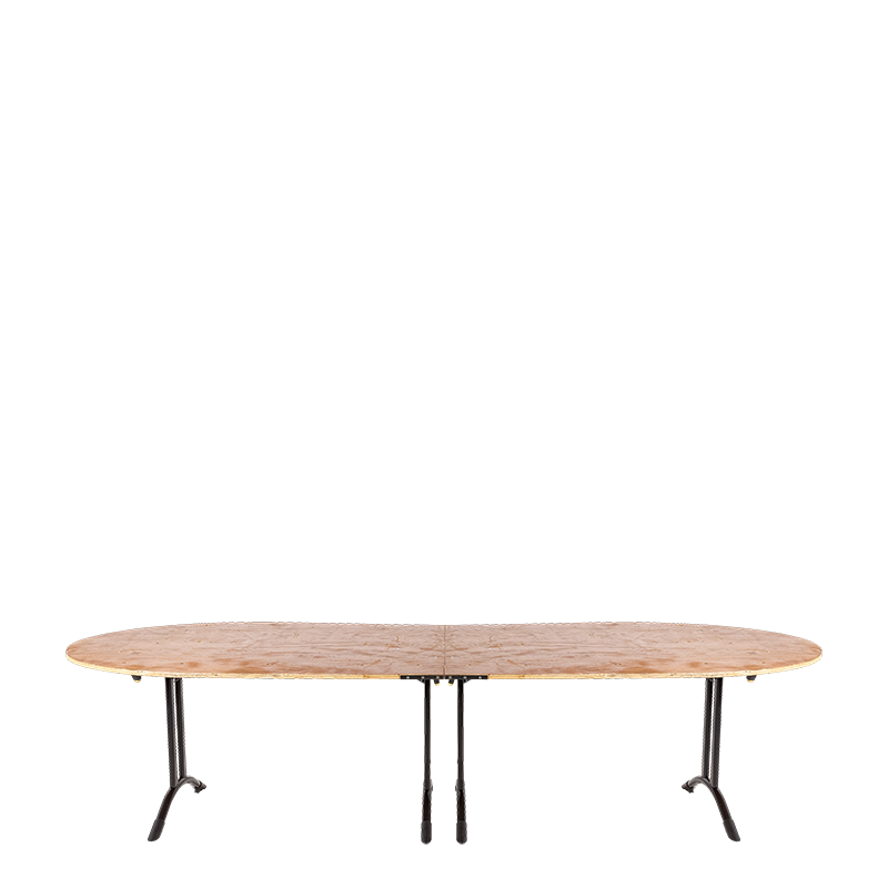 Table ovale 130 x 300 cm