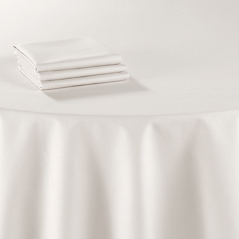 Nappe Riviera blanche ronde Ø 300 cm