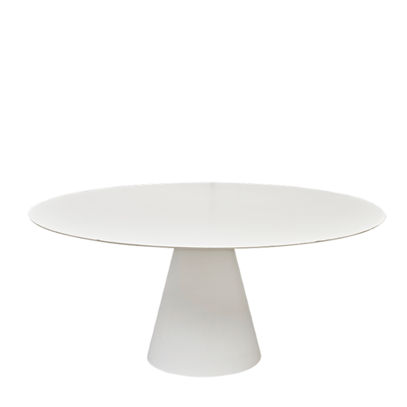 Table Icône ronde blanche Ø 160 cm H 72 cm