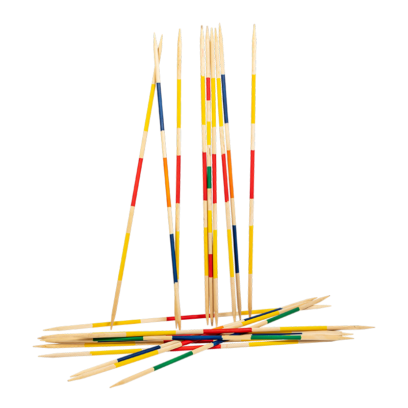 Jeu de Mikado géant en bois vintage