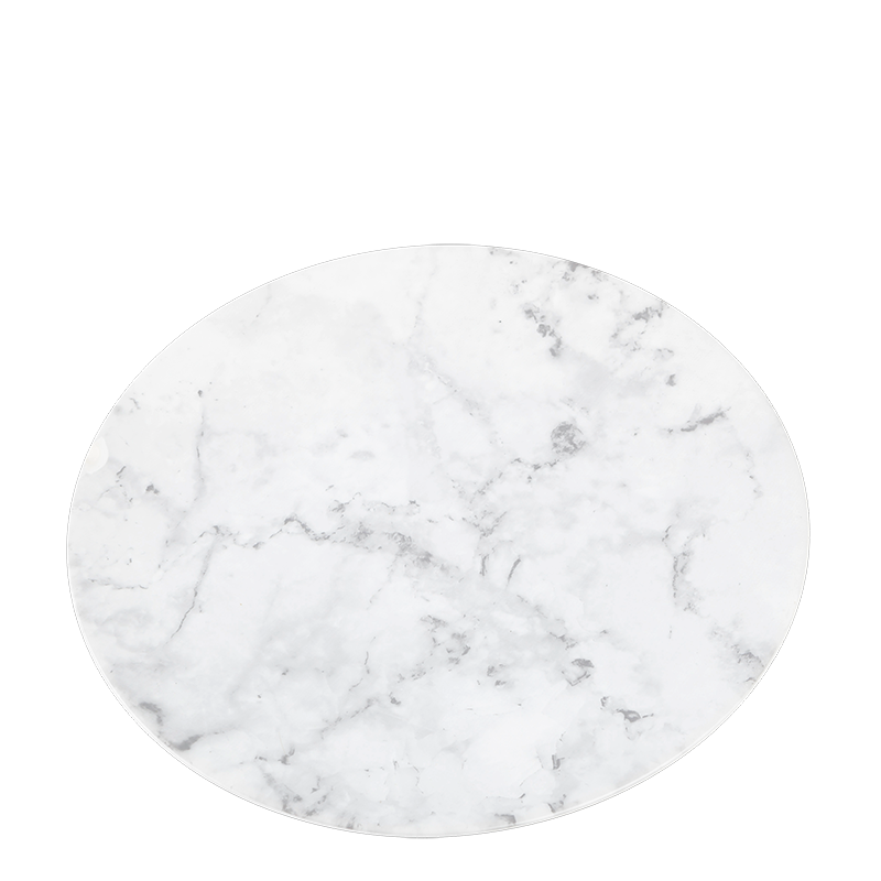 Mud Pie Ensemble De Service Rond En Marbre, Planche De 31,5 Cm X 26,4 Cm | Épandeur De 14,9 Cm, Blanc