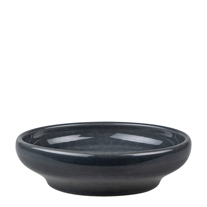 Coupe Corfou nuit noire Ø 12,7 cm H 3,5 cm 18 cl