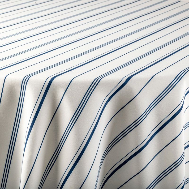 Nappe Biarritz bleu 270 X 270 cm