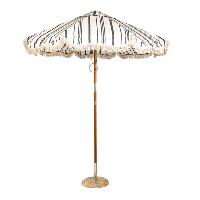 Parasol Biarritz Ø 210 cm H 260 cm + socle granit Ø 50 cm