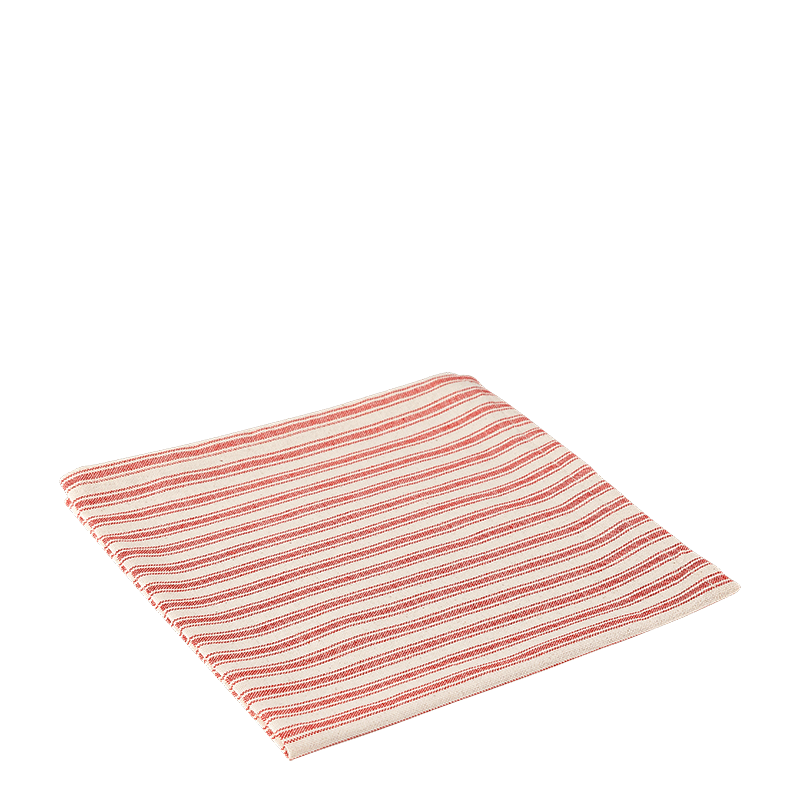 Serviette de table Biarritz rouge 50 x 50 cm