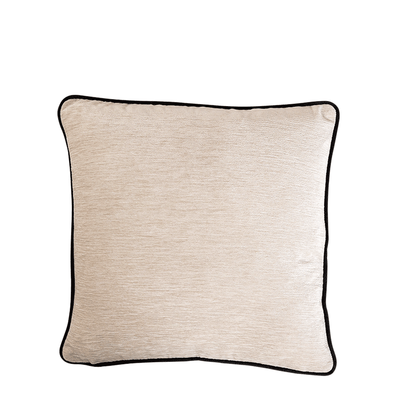 Coussin Velvet crème 40 x 40 cm