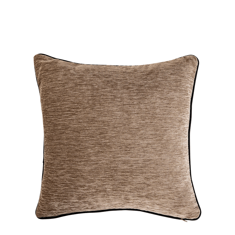 Coussin Velvet taupe 40 x 40 cm