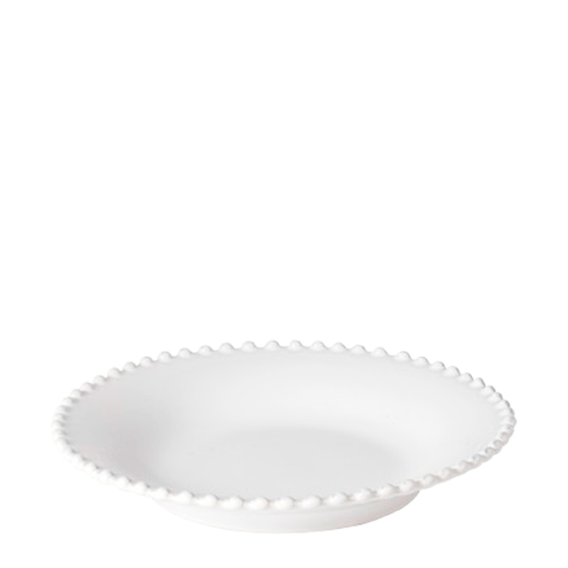 Assiette creuse perle nacrée Ø 24 cm