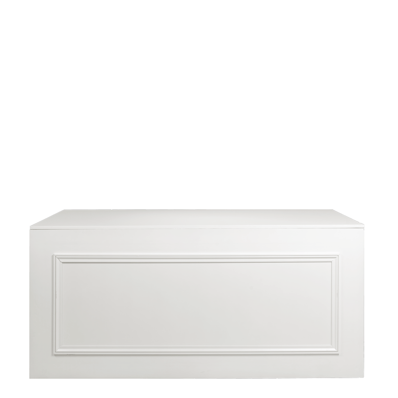 Buffet pliant Moulure blanc 100 x 200 cm H 90 cm  - Délai 48h