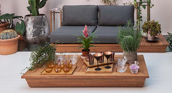 Lounge végétal