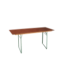 Table rectangulaire 80 x 220 cm H 76 cm