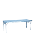 Table d'office inox 80 x 200 cm sur pieds réglables