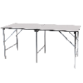 Table pliante en inox 80 x 200 cm H 90 cm