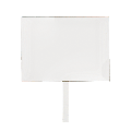 Panneau pied blanc format 40 x 50 cm H 90 à 150 cm délai 24H A3