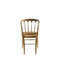 Chaise Napoléon III dorée fixe Gala or