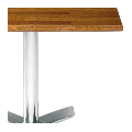 Table carrée Louisiane 70 x 70 cm H 73 cm