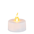 Bougie à LED ambre Ø 3,6 cm (autonomie 8 à 10h) fournie avec pile