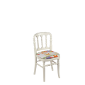 Chaise Napoléon III blanche enfant