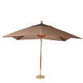 Parasol Louisiane taupe 300 x 300 cm + socle granit Ø 50 cm