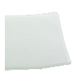 Plat rectangulaire blanc en verre 24 x 32 cm
