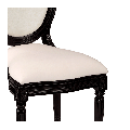 Chaise Montaigne black and white