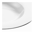 Assiette creuse Platinium Ø 24 cm bassin Ø 15,5 cm