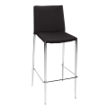 Chaise haute noire 52 x 43 cm H 111 cm