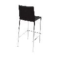 Chaise haute noire 52 x 43 cm H 111 cm