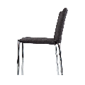 Chaise haute noire 52 x 43 cm H 111 cm