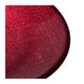 Assiette à pain rouge en verre Ø 14 cm