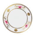 Assiette plate Pivoine rose Ø 27 cm