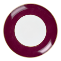 Assiette plate Rocco bordeaux Ø 27 cm