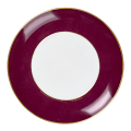 Assiette plate Rocco bordeaux Ø 27 cm