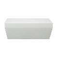 Banquette Lounge Pool blanc 40 x 80 cm H 30 cm
