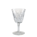 Verre à pied à vin Vintage style cristal Ø6-9 cm H12-15cm 15-20cl